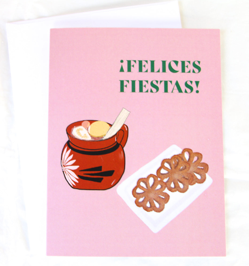 Felices Fiestas Christmas Card