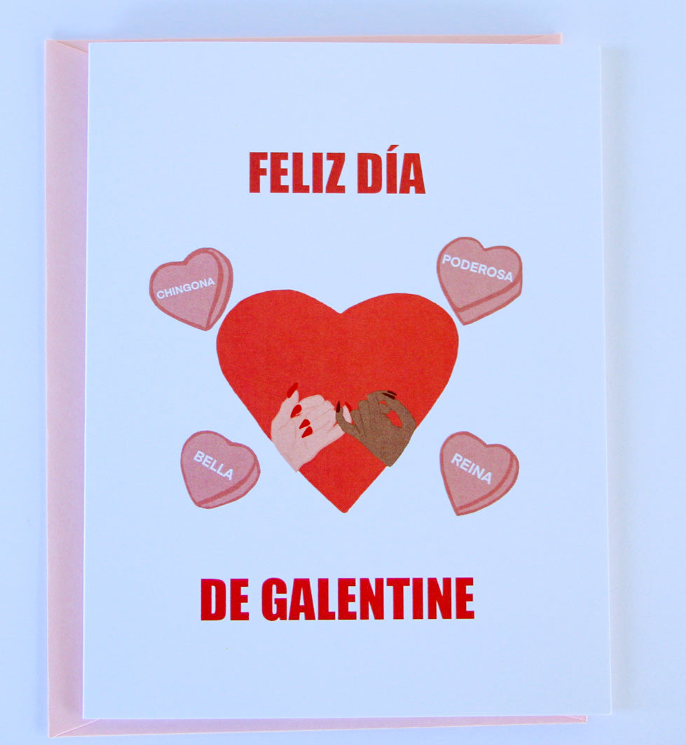 Galentine's Day Spanish Greeting Card